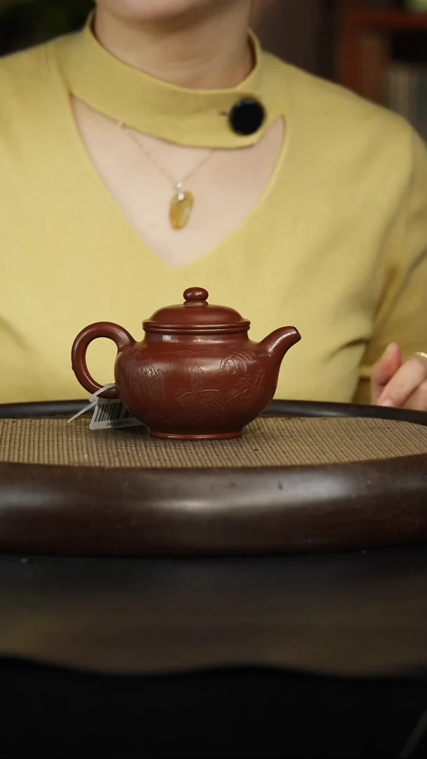 茶壶紫砂紫砂壶24 紫朱泥 掇只