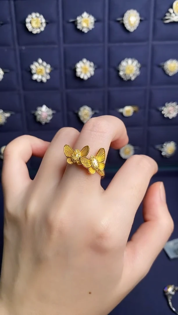 18K金镶嵌戒指钻石8