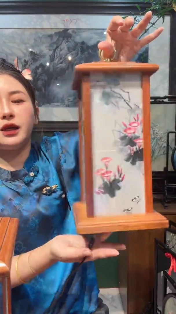 织绣非遗苏绣工艺品宫灯