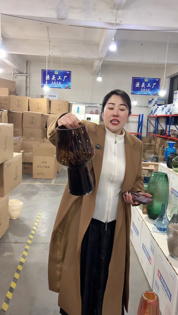 【闪购商品】玻璃花瓶厂唐总-微瑕--KA7E0