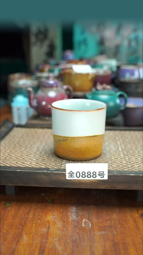 原产地原矿钧汝瓷杯壶888
