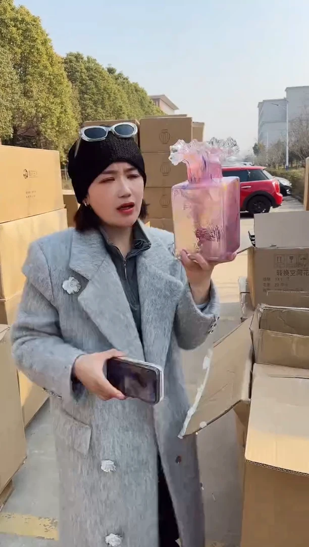 【闪购商品】玻璃L-紫放糖