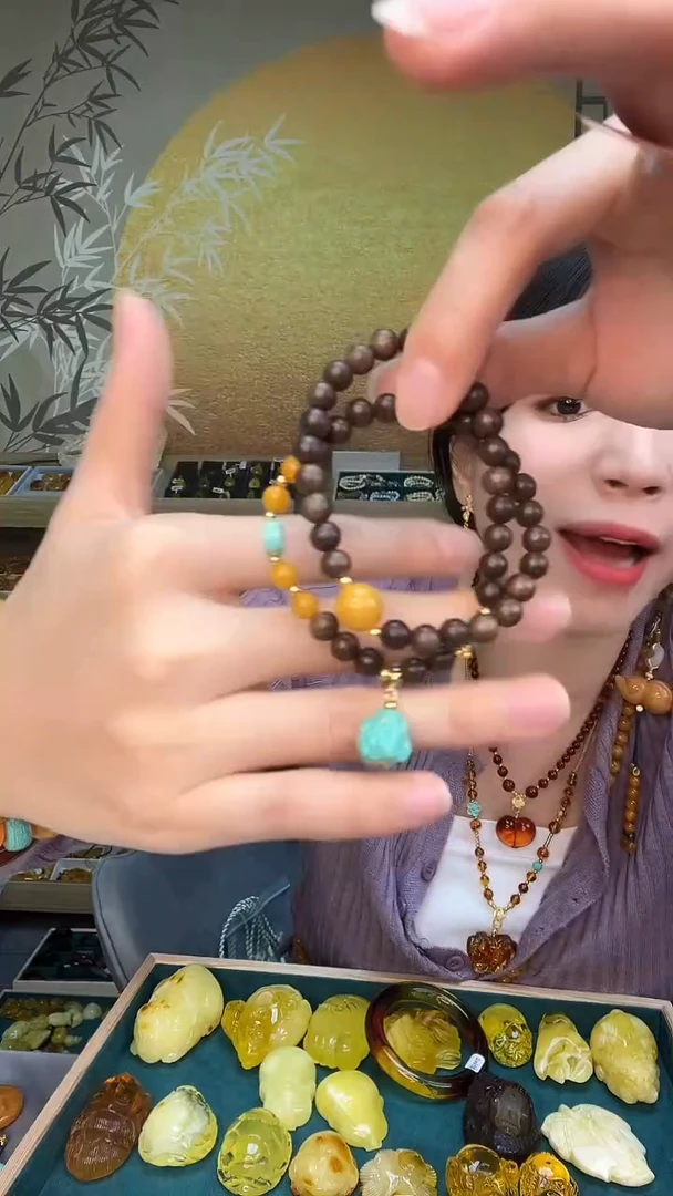 裸石琥珀未镶嵌天然蜜蜡A1238