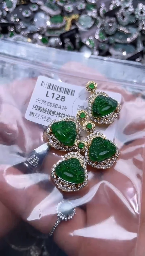 【闪购商品】翡翠颈饰未镶嵌L128多样性发其一