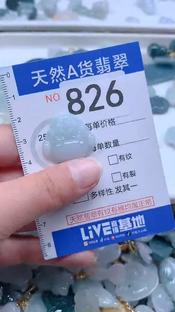 翡翠未镶嵌吊坠(不含链)1
