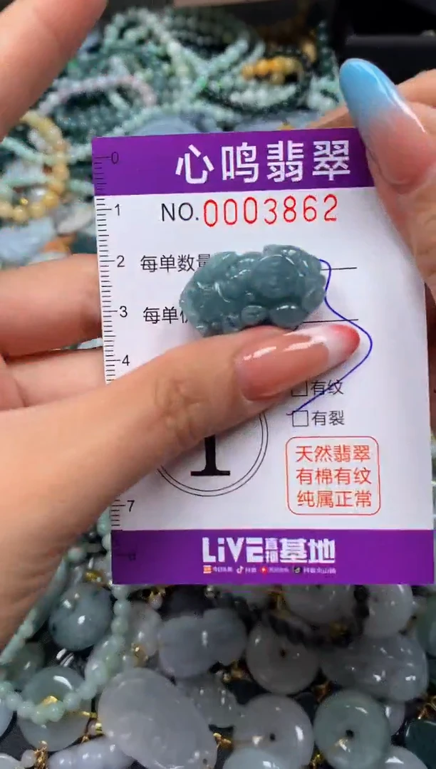 翡翠未镶嵌颈饰闪购003862