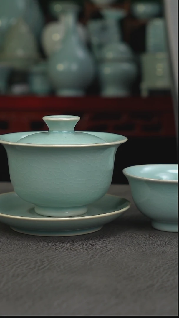 元宝盖碗 精品150cc带主人杯-二