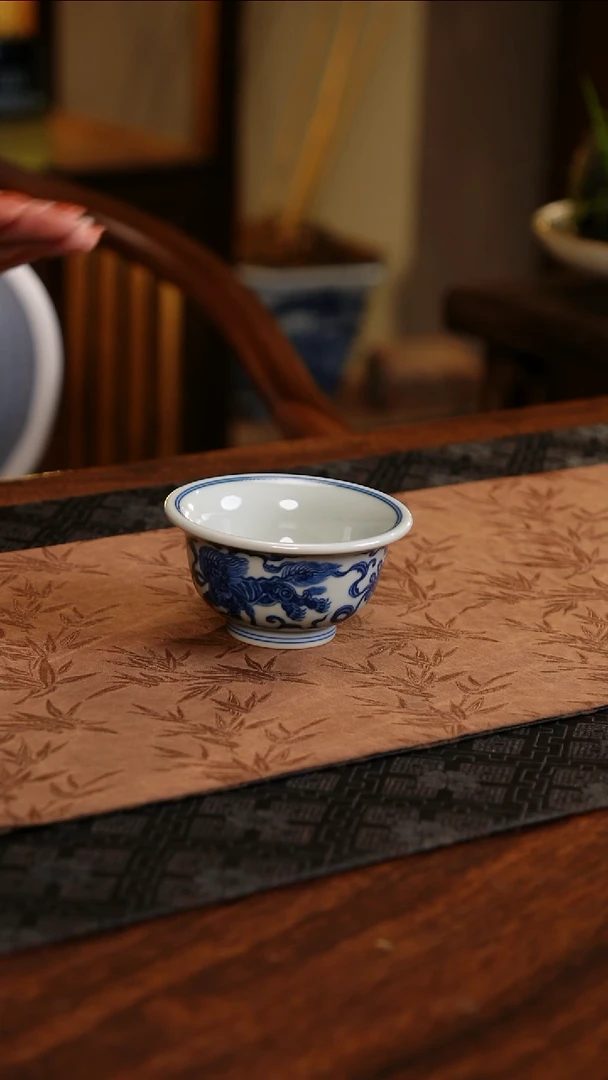 【闪购商品】杯子莹焰堂双狮压手杯