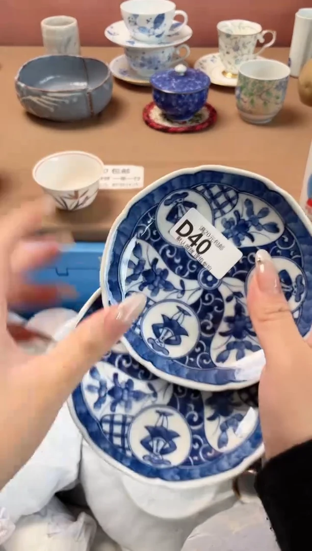 瓷片顧****）瓷器瓷器D40