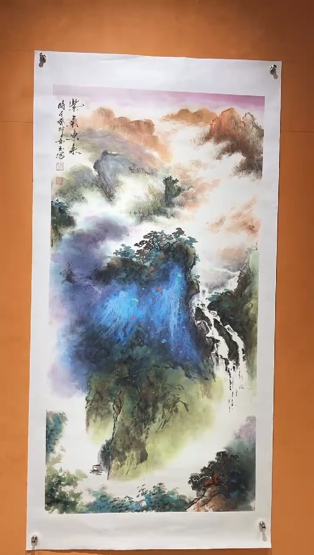 国画刘金玉老师亲笔手绘