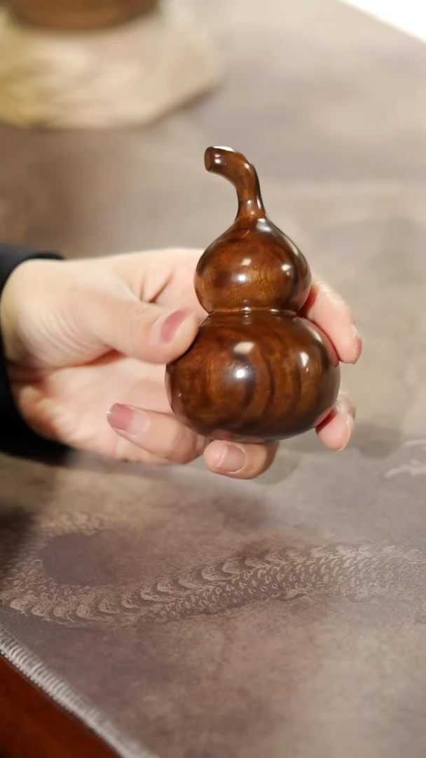 金丝楠221葫芦摆件*