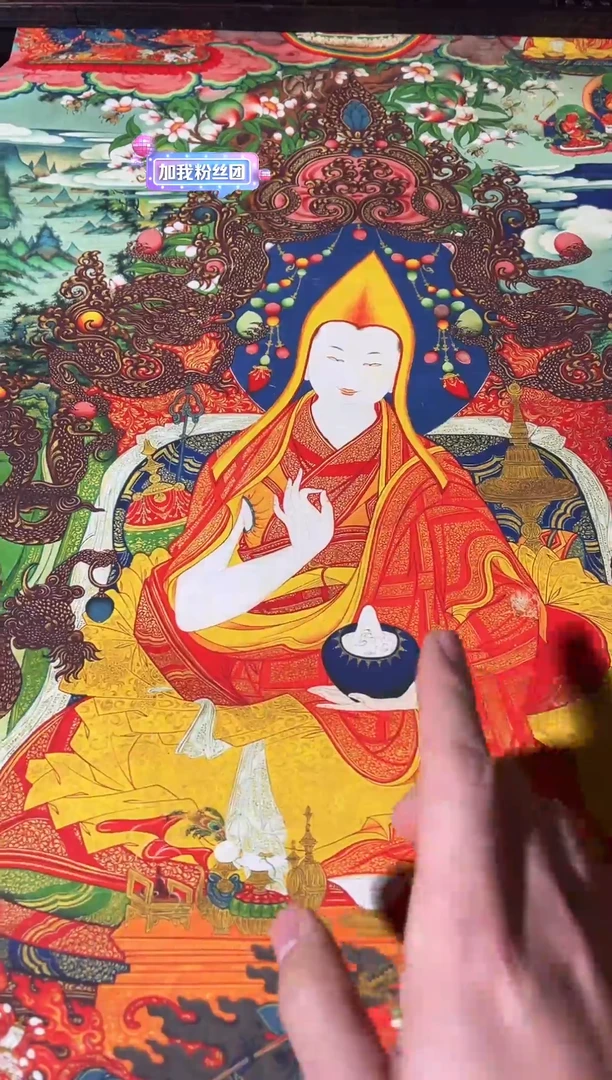 卷轴画秀凯唐卡tk16