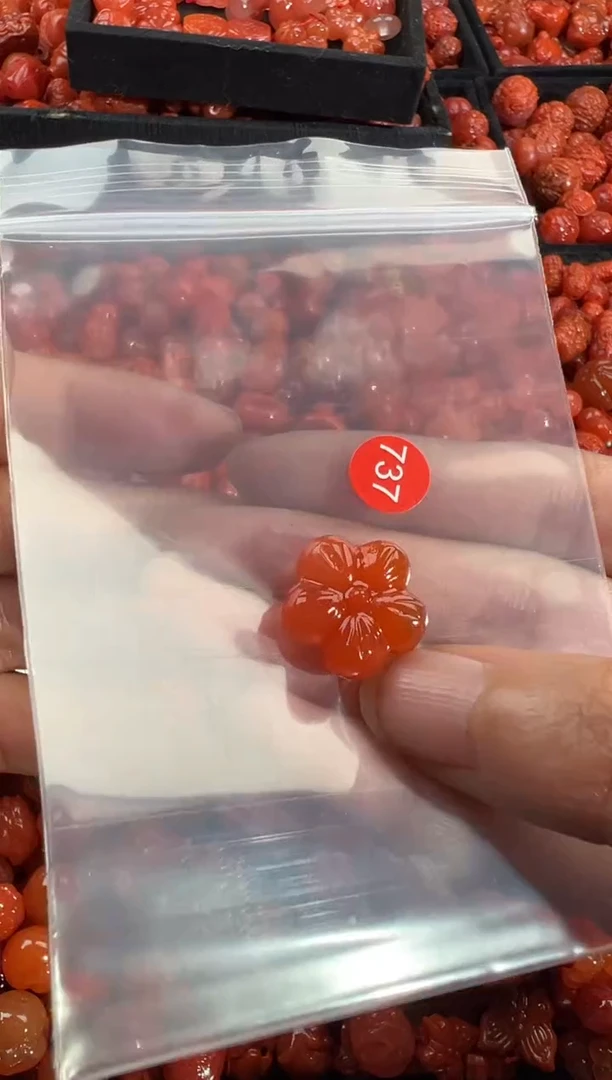 南红玛瑙未镶嵌颈饰1