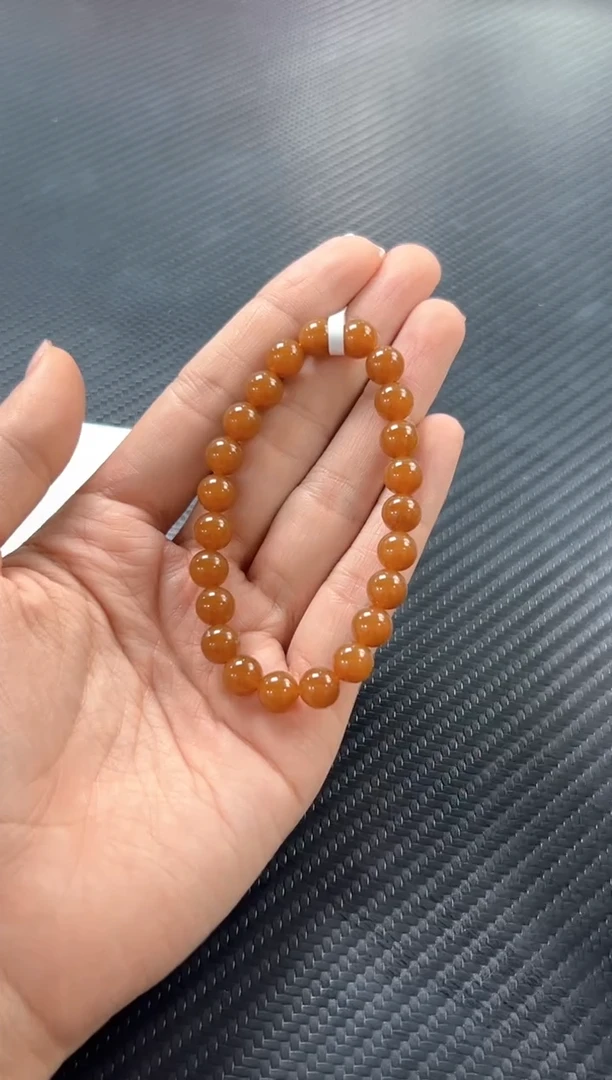 手串未镶嵌和田玉若羌微色差手串卡8