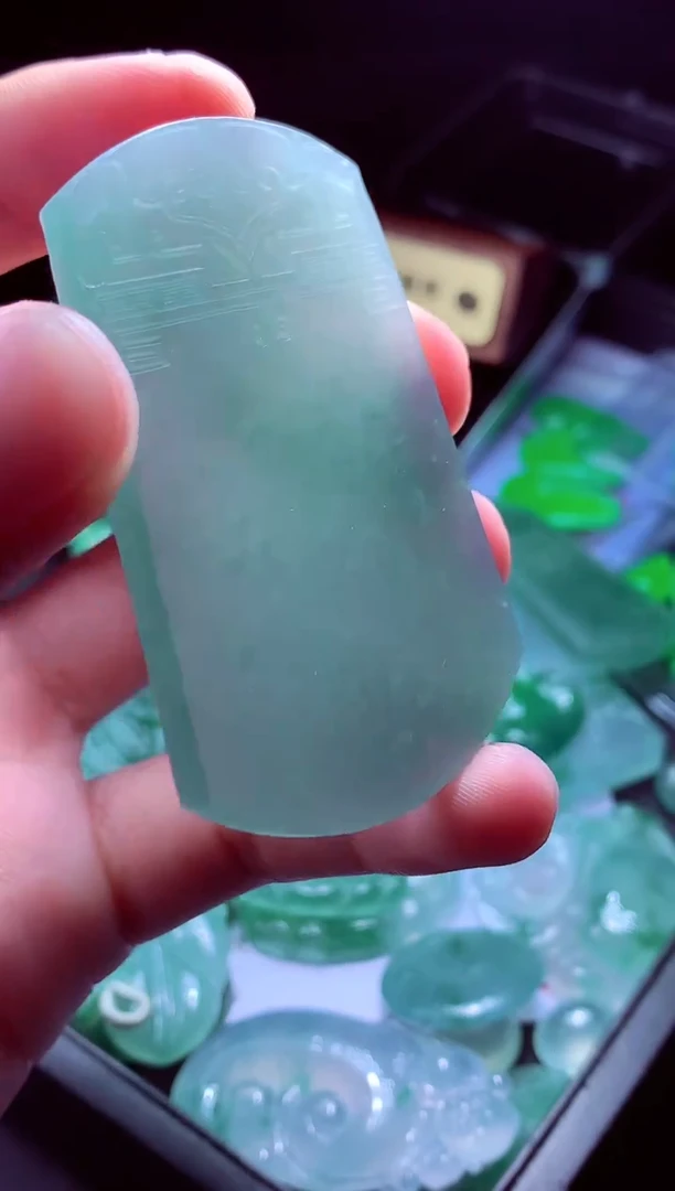 未镶嵌定制翡翠薛*#翡翠毛货定制