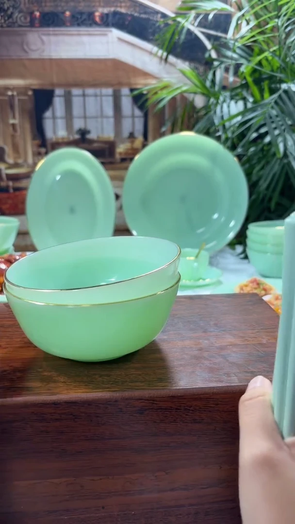 【闪购商品】.... 5.5英寸玉瓷碗2个口径13.8厘米