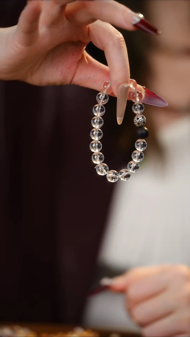 合金手链水晶白水