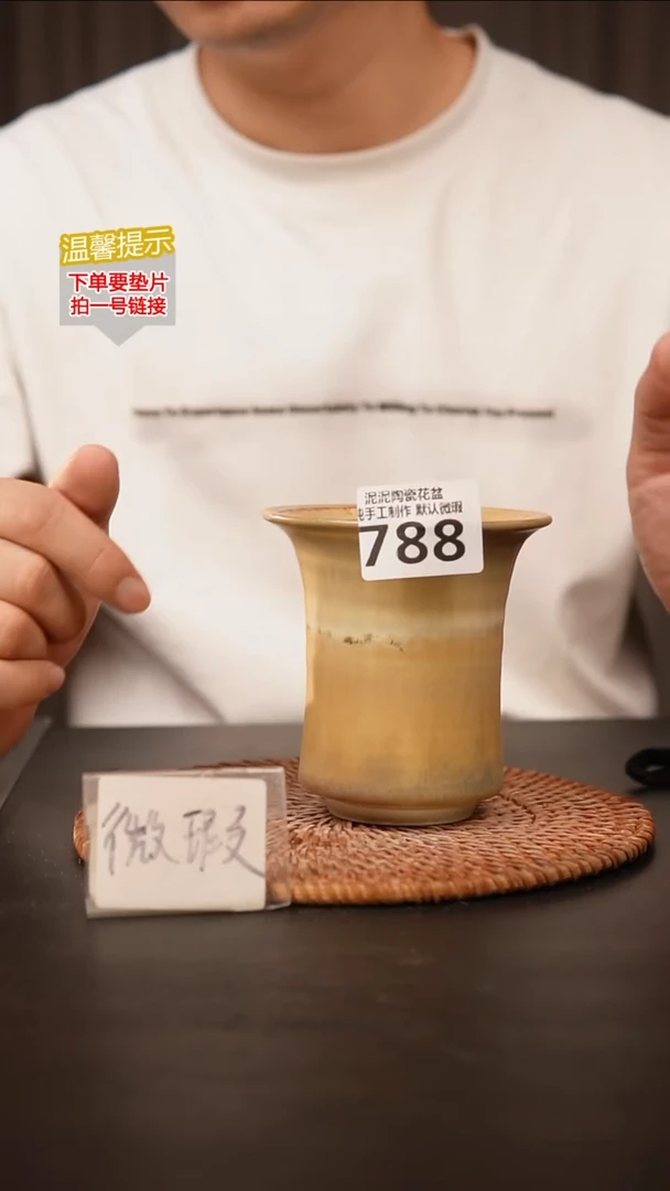 瓷片默认微瑕 口约  10高11约788