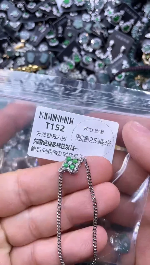【闪购商品】翡翠颈饰未镶嵌T152手链