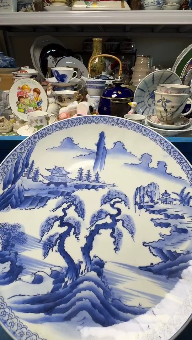 中古瓷器，默认微瑕-40公分的大盘