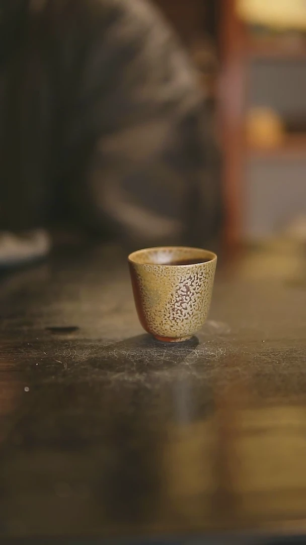 【闪购商品】景德镇柴烧裸烧陶瓷茶杯0513