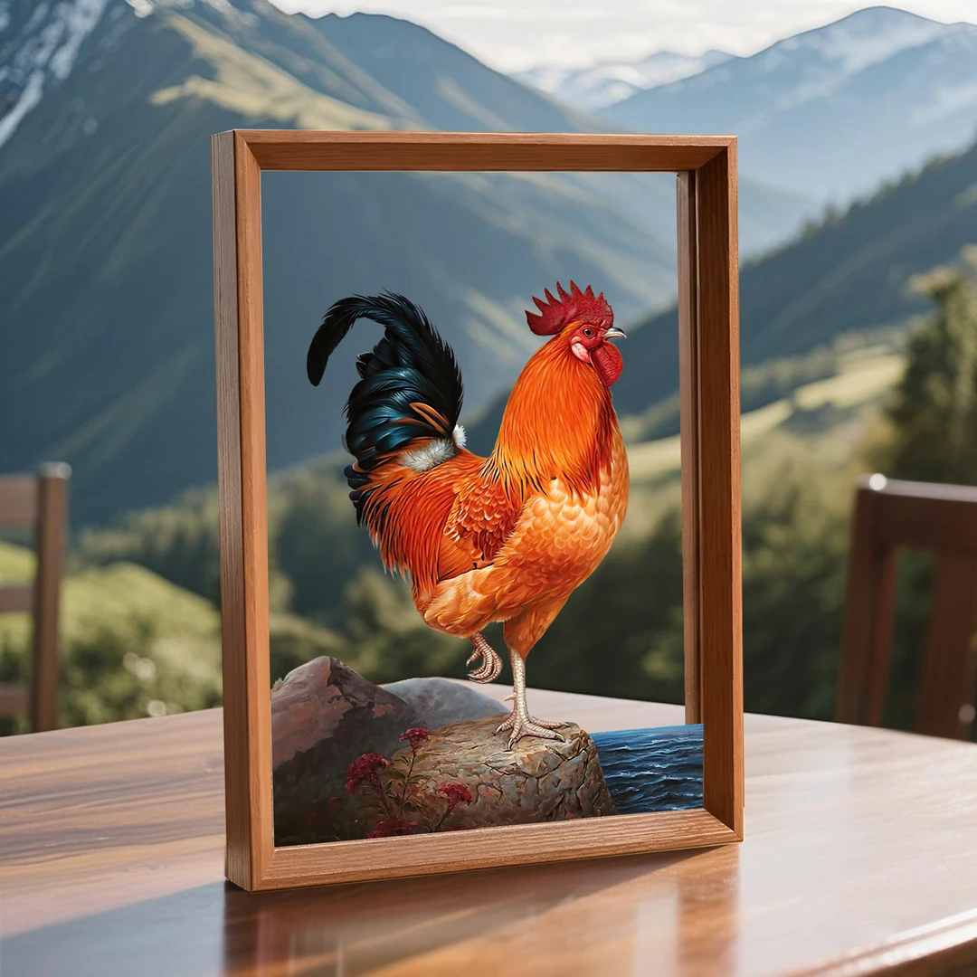 【鸿运公鸡】喜庆手工艺品创意桌摆礼品办公室客厅摆件家居装饰品