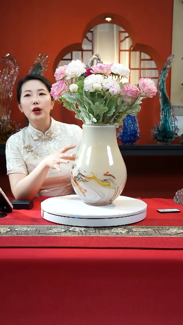 琉璃手工艺品花瓶