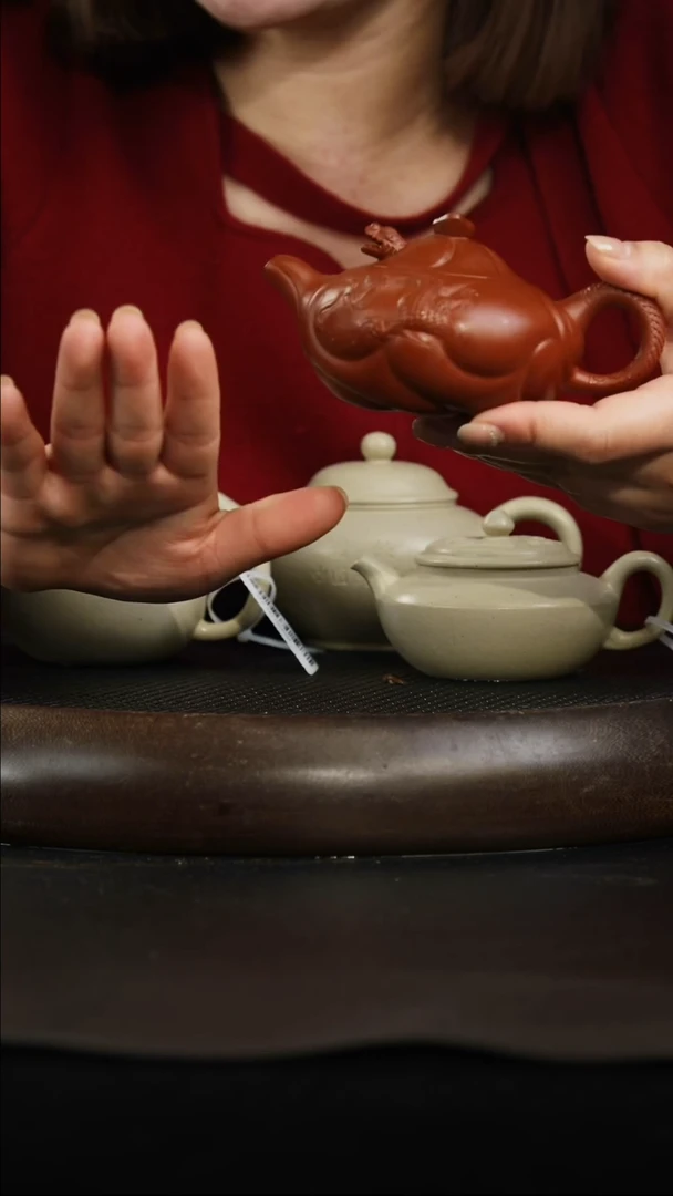 茶壶紫砂朱泥 鱼化龙