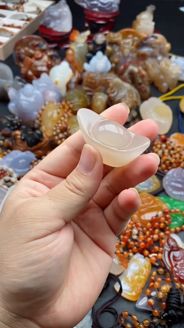 【闪购商品】玛瑙/玉髓吊坠(不含链)未镶嵌1