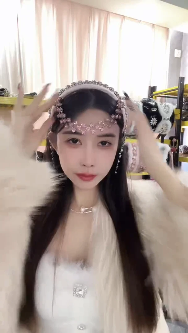 合金布艺轻奢高定发箍