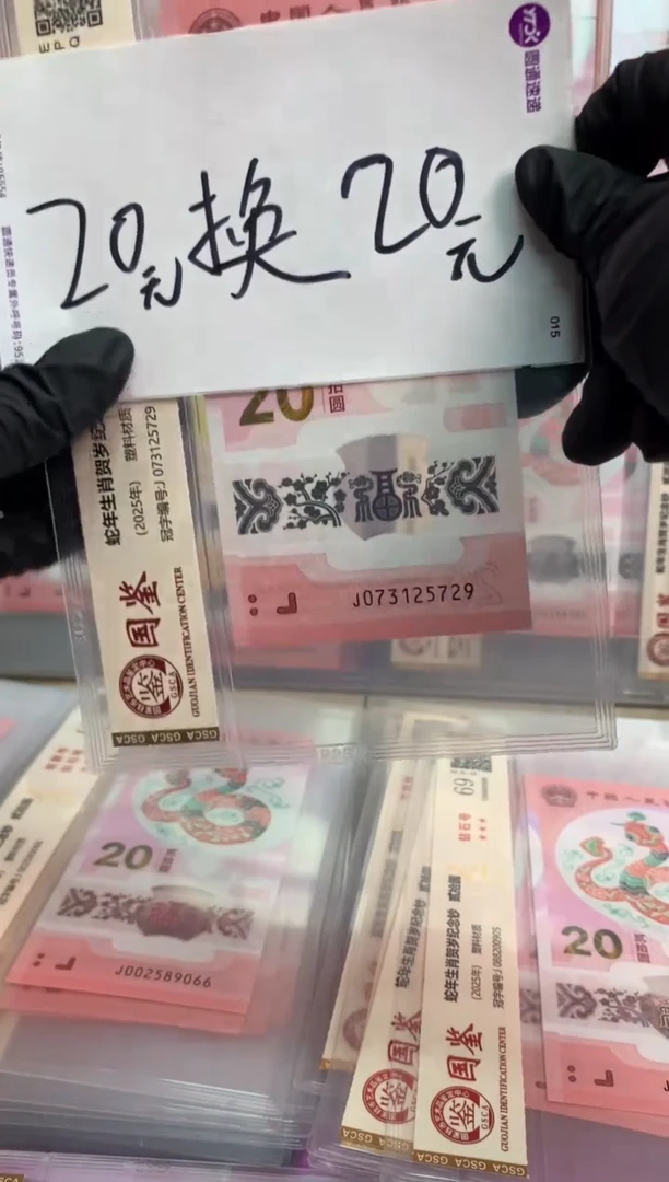 【闪购商品】塑料2025蛇钞  20元面值 【单张】