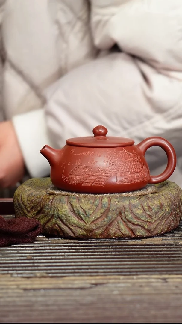 宜兴原矿紫砂壶茶壶130C