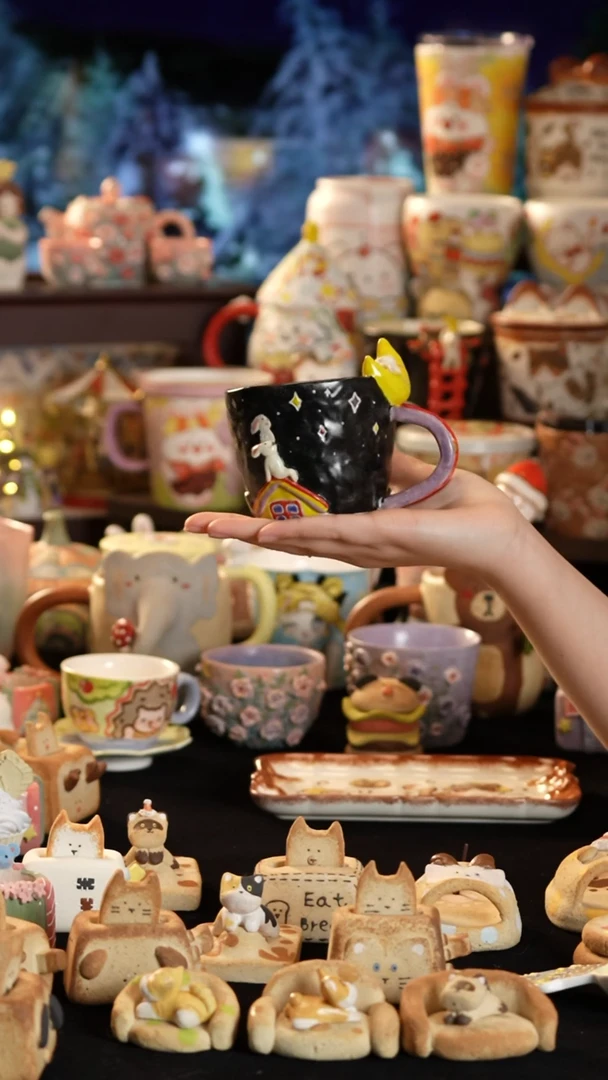 其他陶景德镇釉下彩手绘设计师款陶瓷