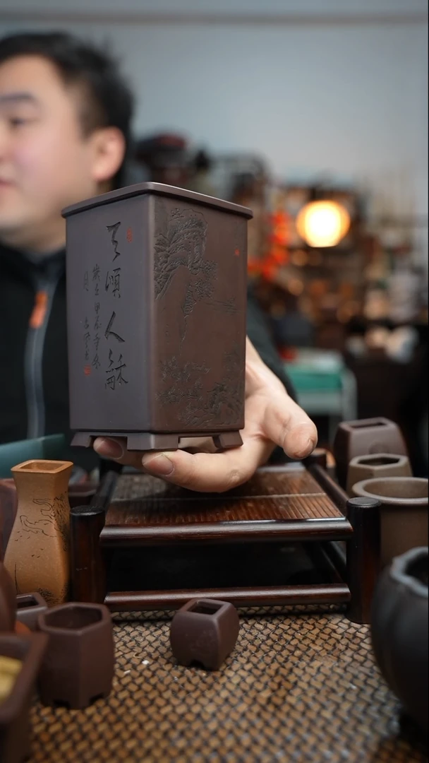 【闪购商品】紫砂花盆長木軒精品紫砂