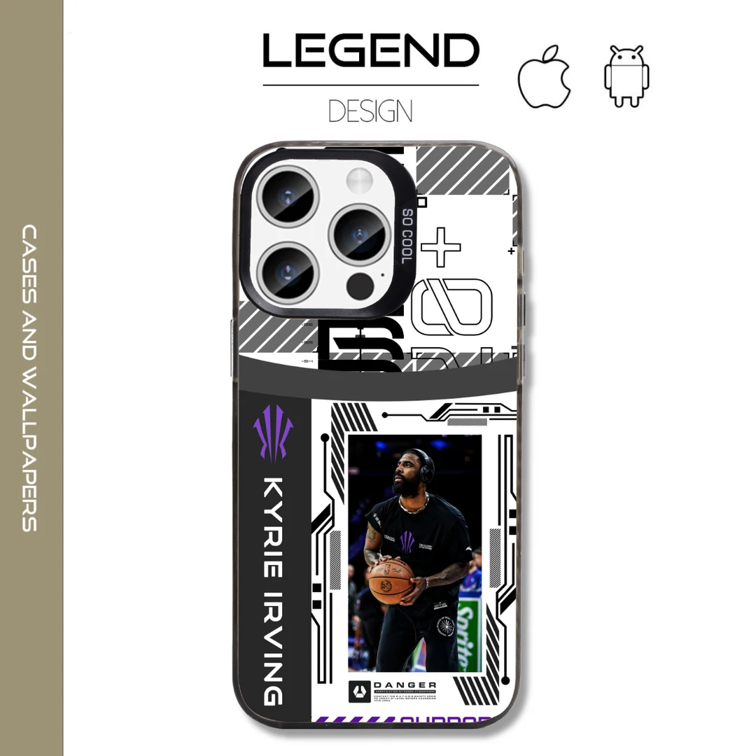 欧文篮球球星手机壳美国适用苹果安卓iPhone球迷防摔防漏创意个性