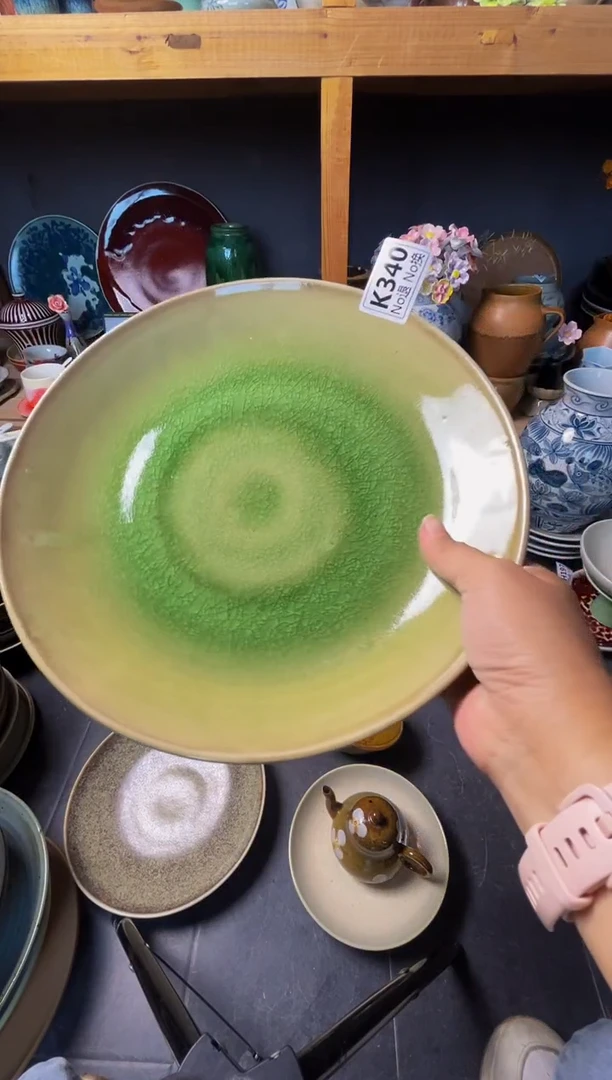 瓷片咖****?k340绿色玻化大盘福利
