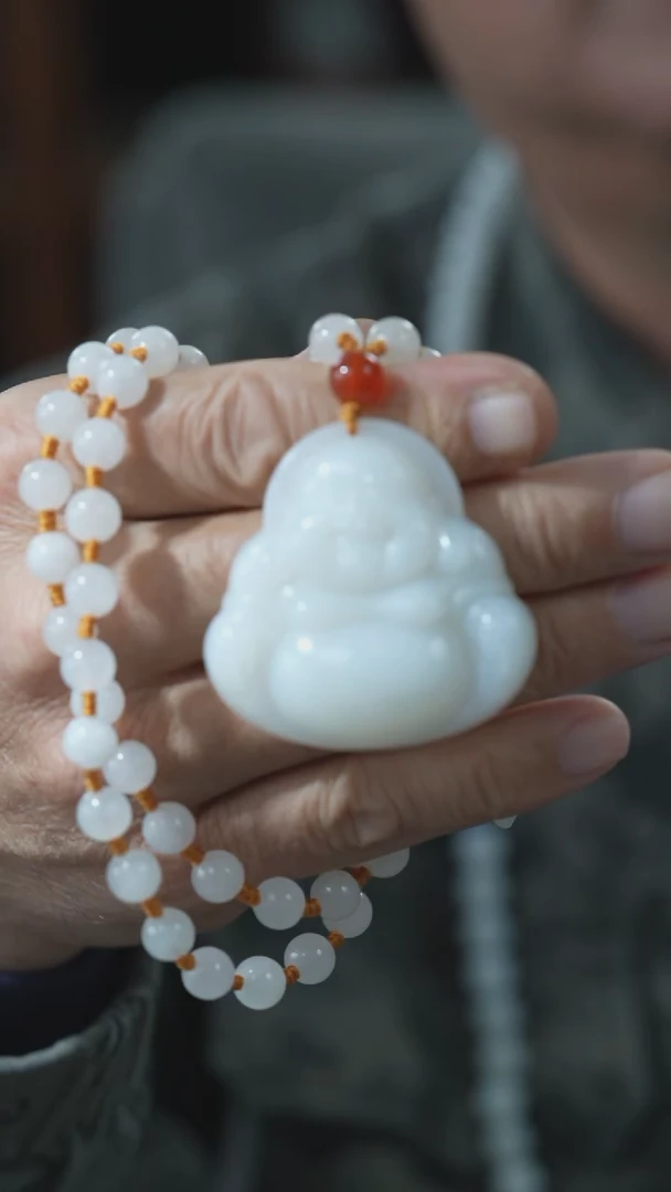 颈饰未镶嵌和田玉北*佛公