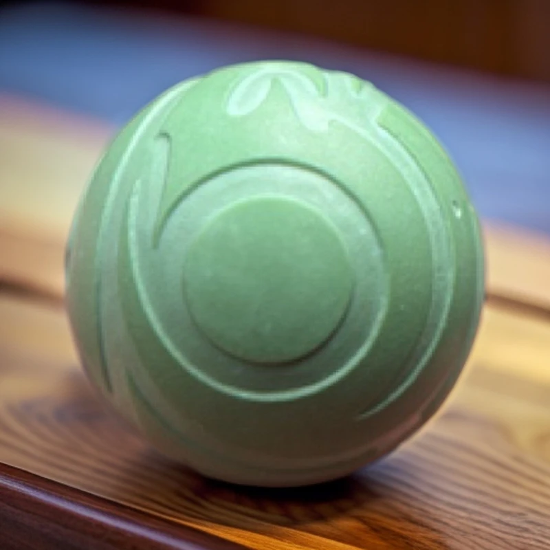 湖北原矿绿松石精雕博古配珠 纯天然无水无油干料尺寸16.5克重6.1