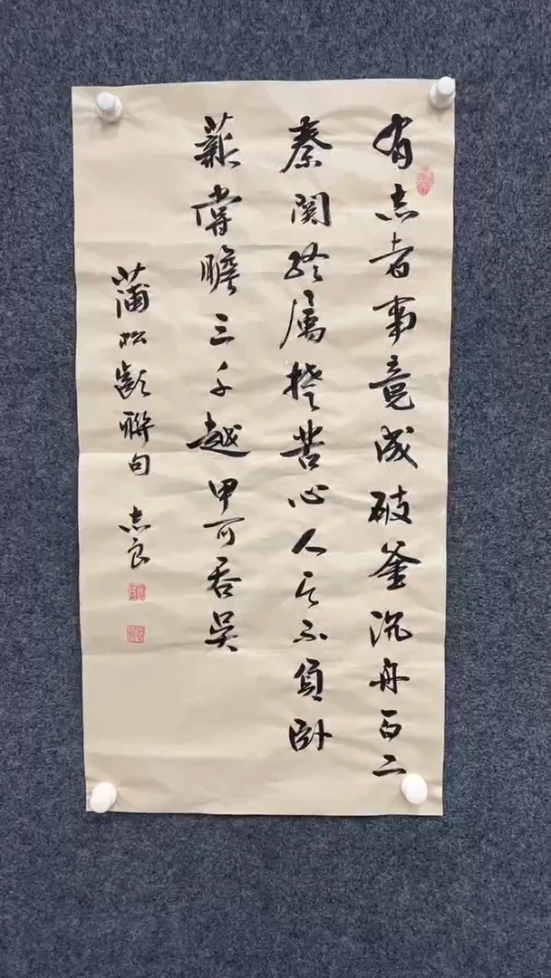 【闪购商品】国画2.7-袁志良-有志者书法