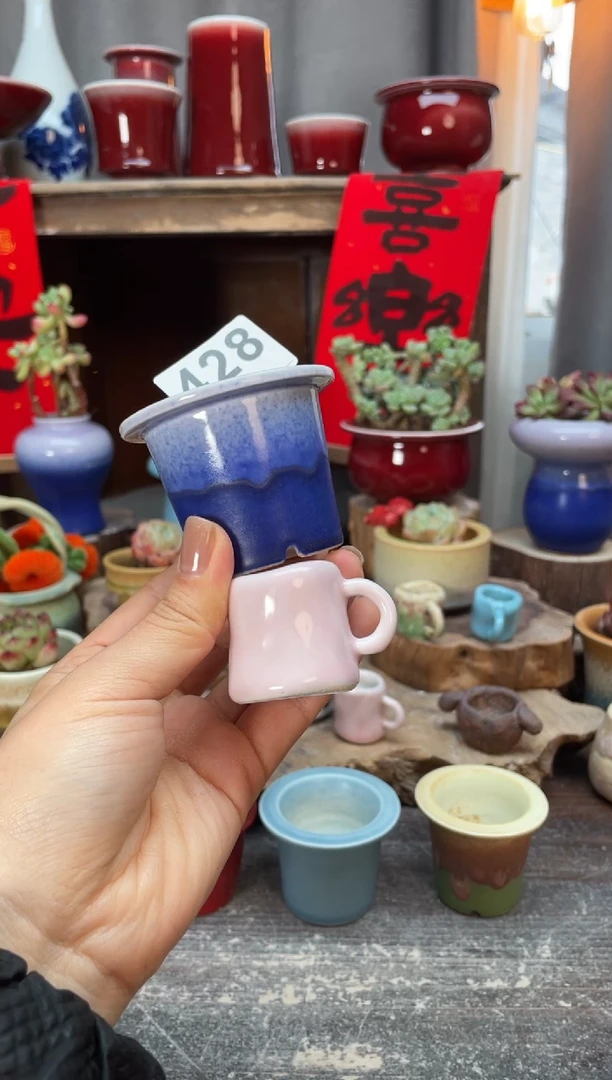 【闪购商品】摆件428知木小芳花盆