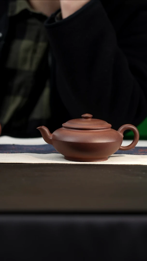 茶壶紫砂四底紫泥260cc