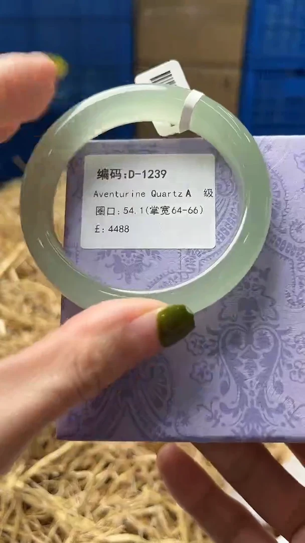 未镶嵌手镯石英质玉D1239