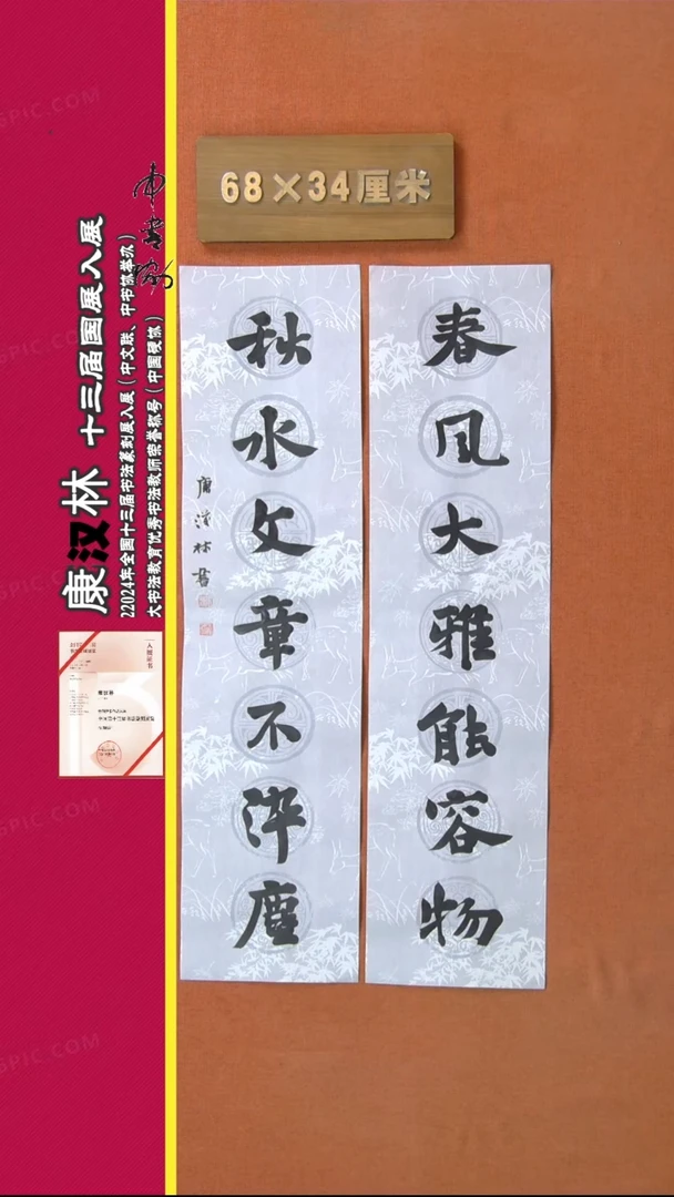 【闪购商品】书法4康汉林书法作品