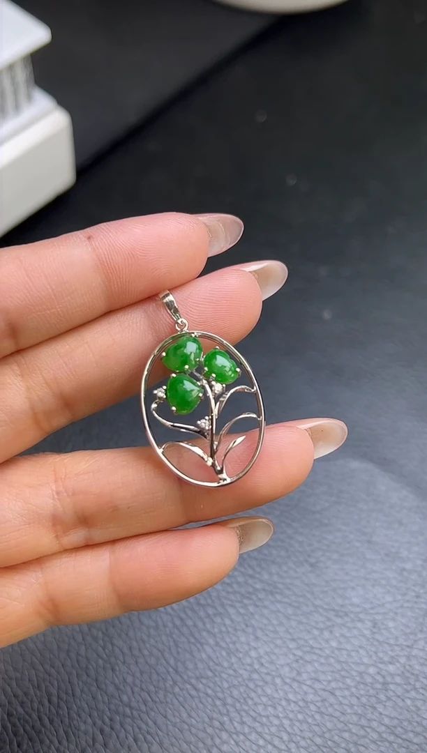 【闪购商品】翡翠颈饰18K金镶嵌FT01-15 吊坠