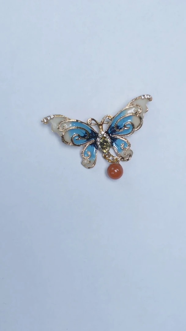 南红玛瑙南红胸针未镶嵌南红胸针