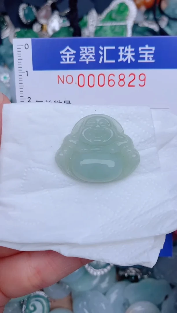 翡翠未镶嵌颈饰6829