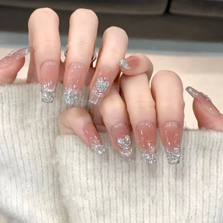 【一见倾心】春夏季猫眼温柔款设计纯手工穿戴甲高级气质纯欲ins风