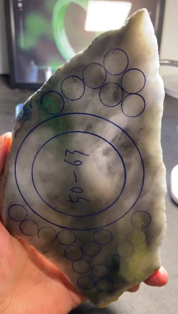 未镶嵌翡翠定制翡翠静***心翡翠