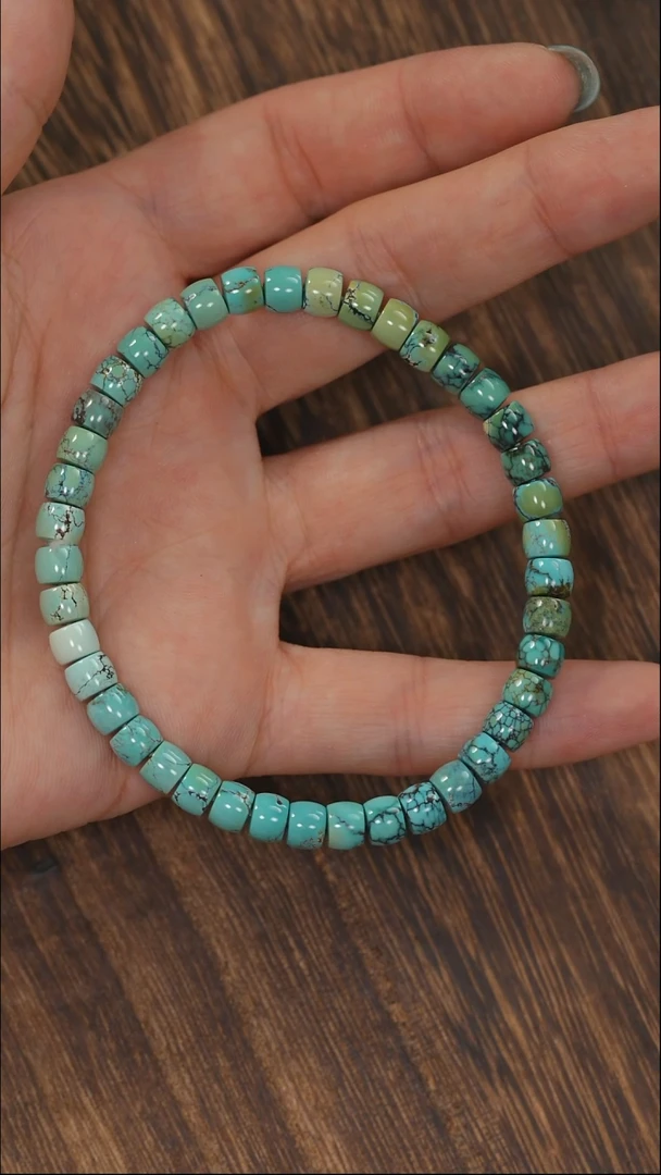 未镶嵌绿松石手链1