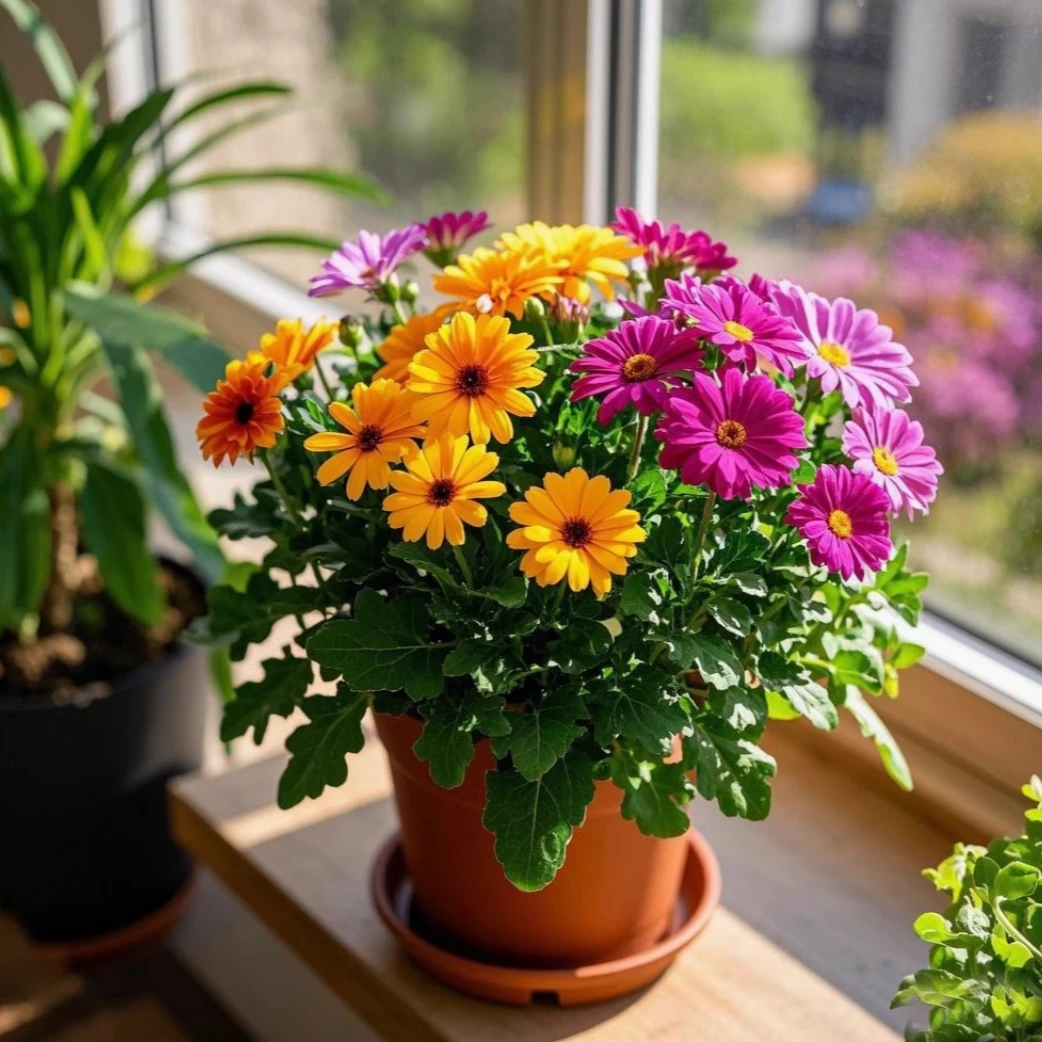 富贵菊花瓜叶菊盆栽花苗花期长好养耐寒耐热爆盆庭院客厅趣味阳台